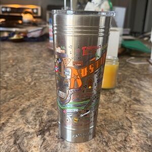 Catstudio Austin Texas sxsw metal tumbler coffee cup
